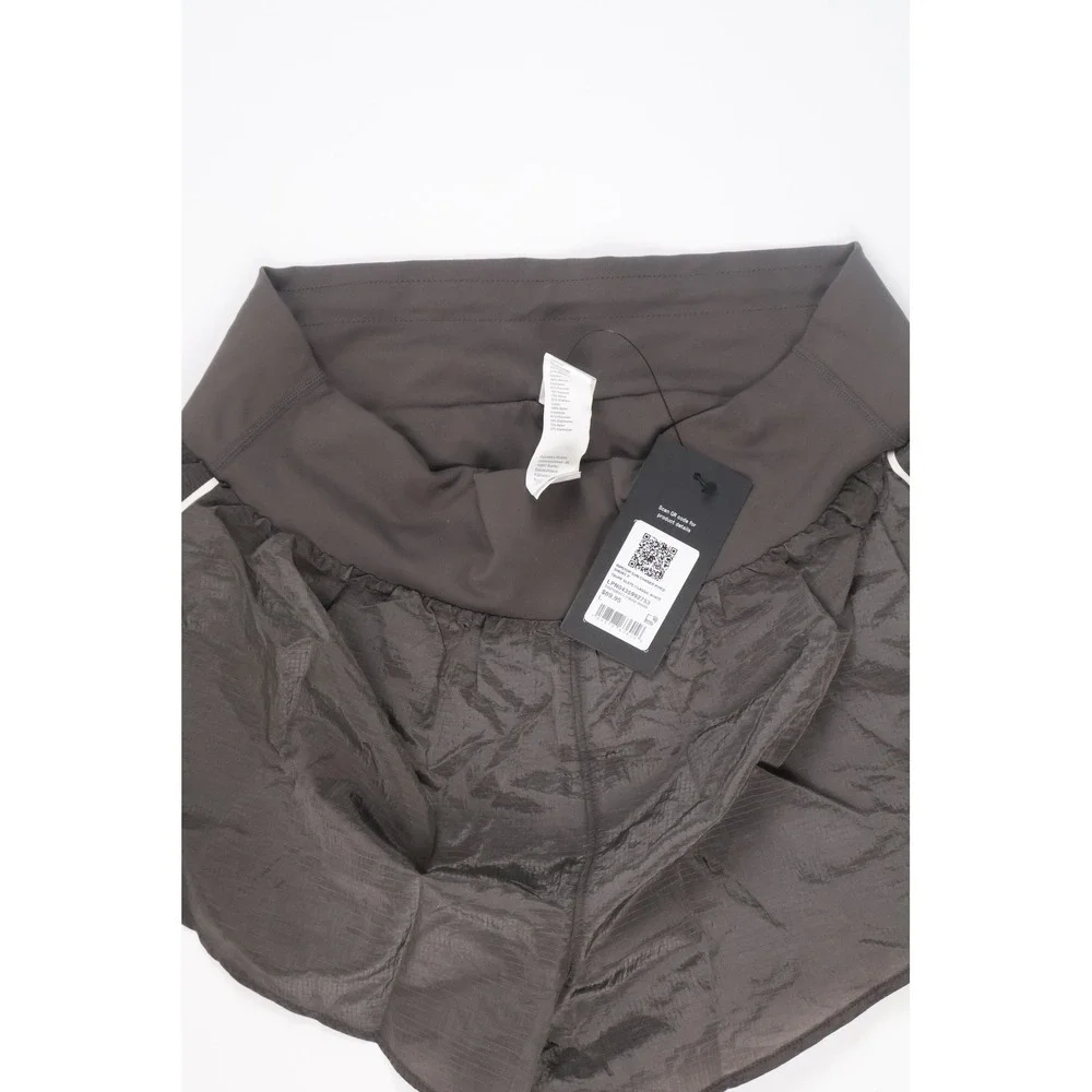 Fabletics Running Shorts Training Mid Rise Brown Solid L NWT